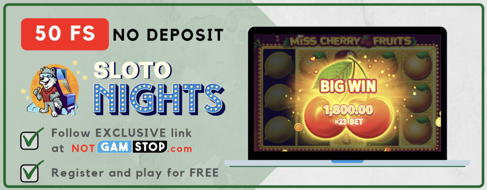 sloto nights exclusive no deposit bonus