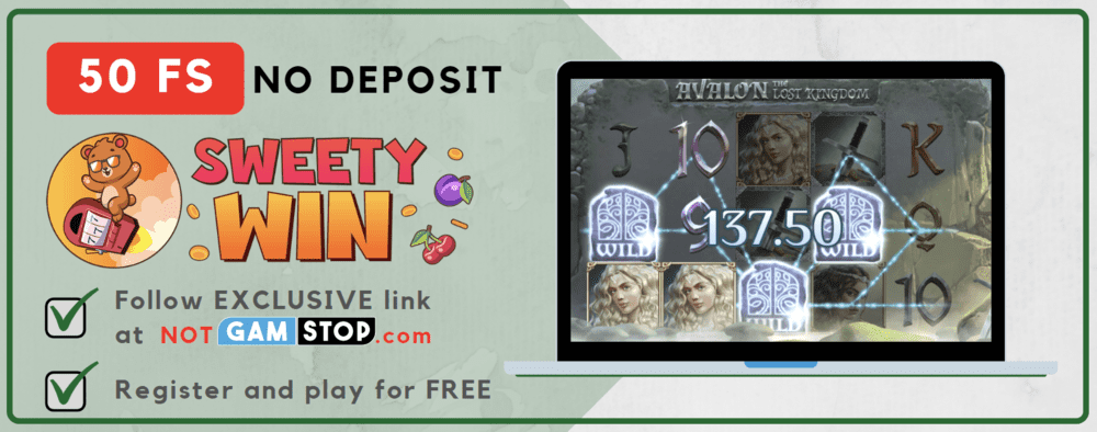 Sweety Win EXCLUSIVE no deposit bonus