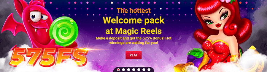 Magic Reels Casino welcome bonus