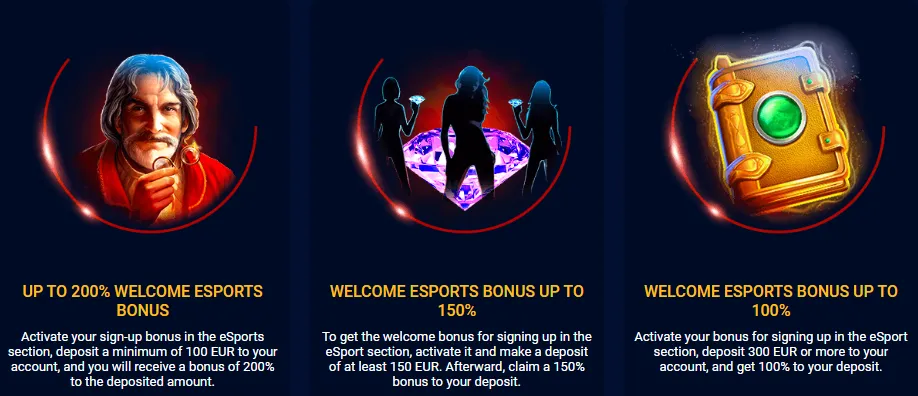 prestige spin esports bonus