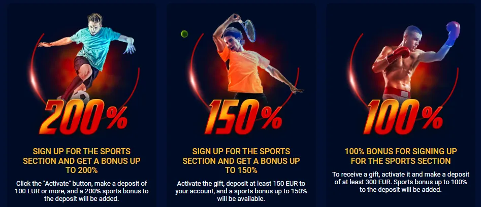 prestige spin sports bonus