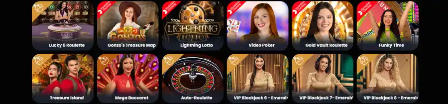 velobet live casino banner