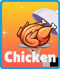 Chicken online casino mini game logo