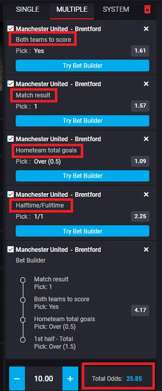 accumulators bets example