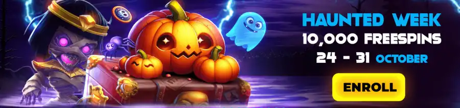 Haunted Week bonus from MyStake Casino